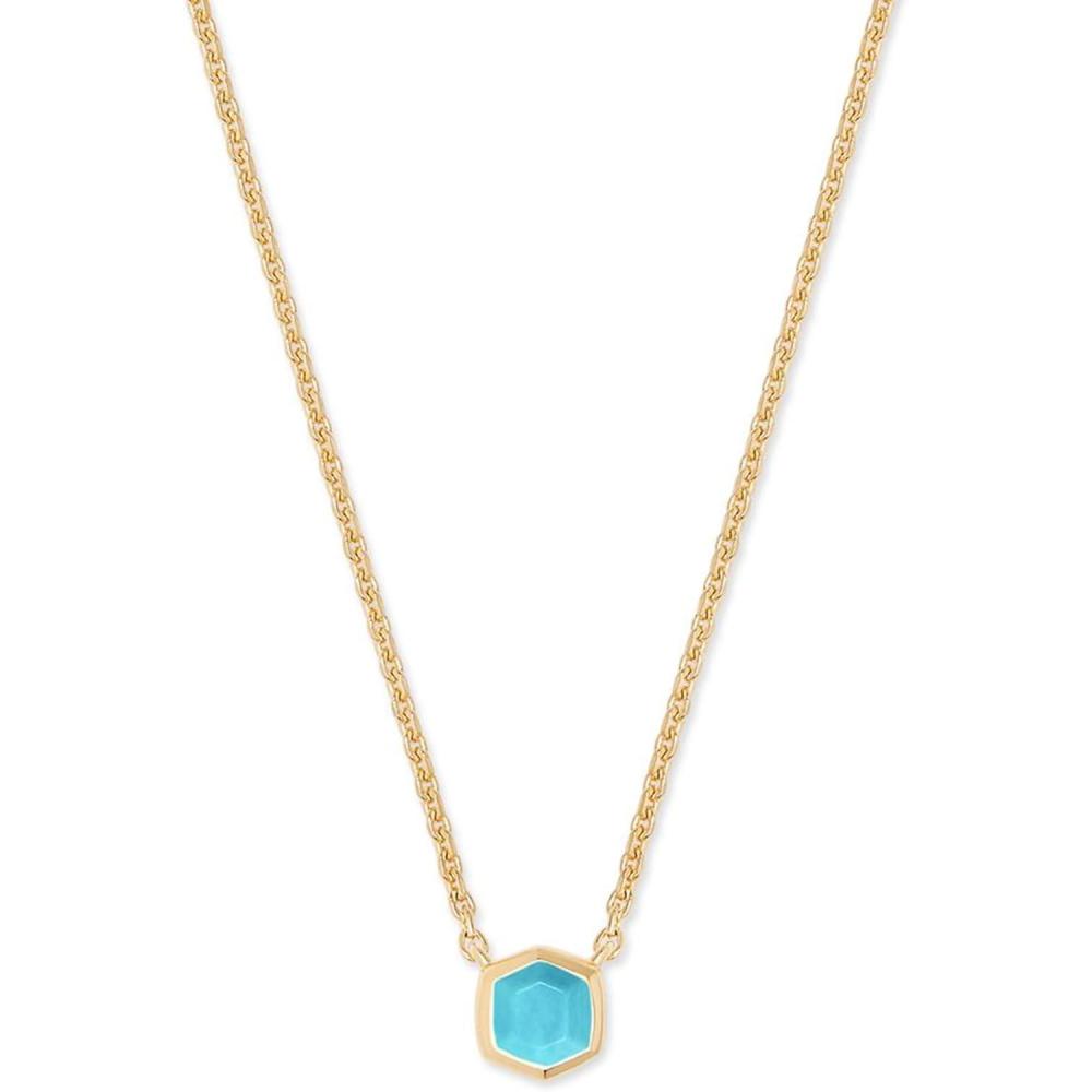 imageKendra Scott Davie Pendant Necklace18K GOLD VERMEIL  TURQUOISE