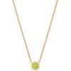 Kendra Scott Davie Pendant Necklace(18K GOLD VERMEIL – GREEN PERIDOT)