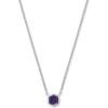 Kendra Scott Davie Pendant Necklace(STERLING SILVER – BLUE IOLITE)