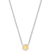 Kendra Scott Davie Pendant Necklace(STERLING SILVER – LIGHT CITRINE)