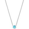 Kendra Scott Davie Pendant Necklace(STERLING SILVER – TURQUOISE)