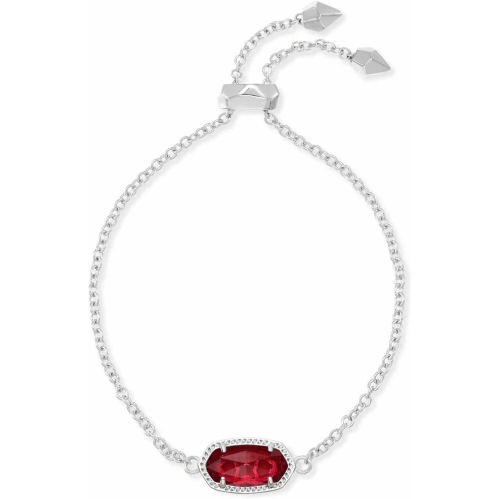 imageKendra Scott Elaina Adjustable Chain Bracelet for Women Fashion Jewelry GoldPlatedRHODIUM  CLEAR BERRY