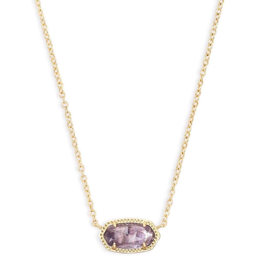 imageKendra Scott Elisa Pendant Necklace for Women Fashion Jewelry 14k GoldPlatedGOLD AMETHYST