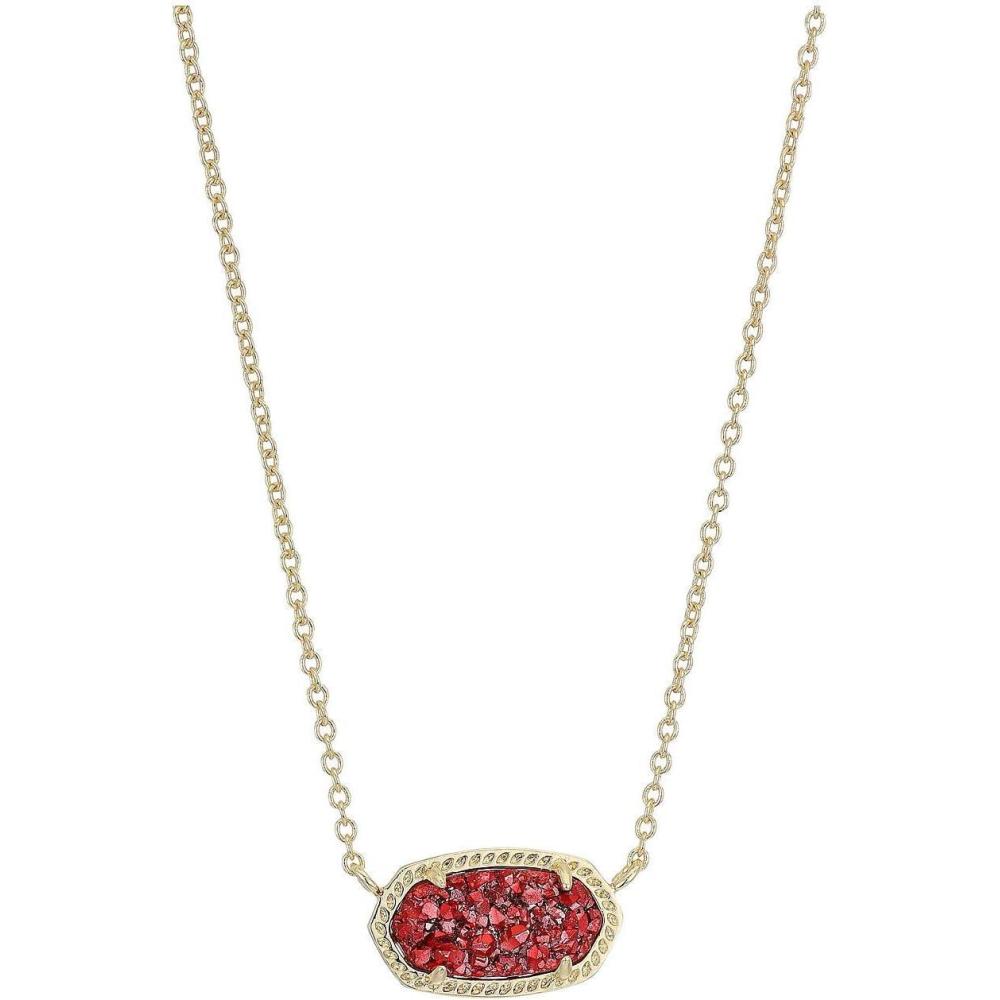 imageKendra Scott Elisa Pendant Necklace for Women Fashion Jewelry 14k GoldPlatedGOLD  RASPBERRY DRUSY