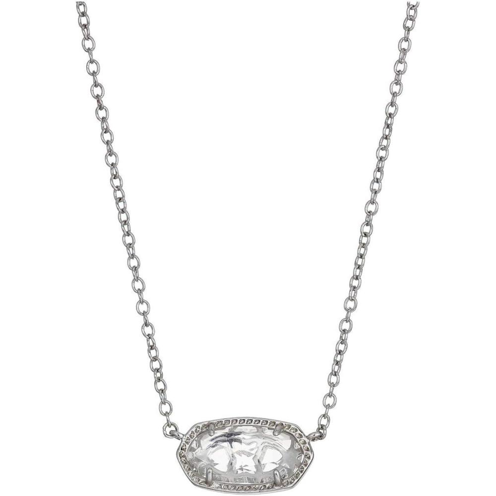imageKendra Scott Elisa Pendant Necklace for Women Fashion Jewelry 14k GoldPlatedRHODIUM  CRYSTAL