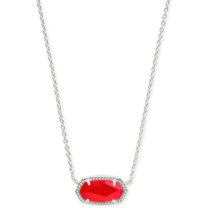 imageKendra Scott Elisa Pendant Necklace for Women Fashion Jewelry 14k GoldPlatedRHODIUM  RED ILLUSION