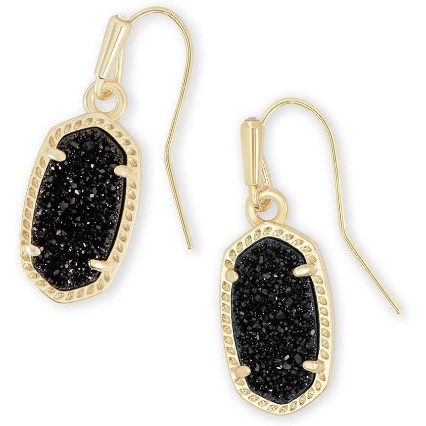 imageKendra Scott Lee Drop Earrings for WomenGOLD  BLACK DRUSY