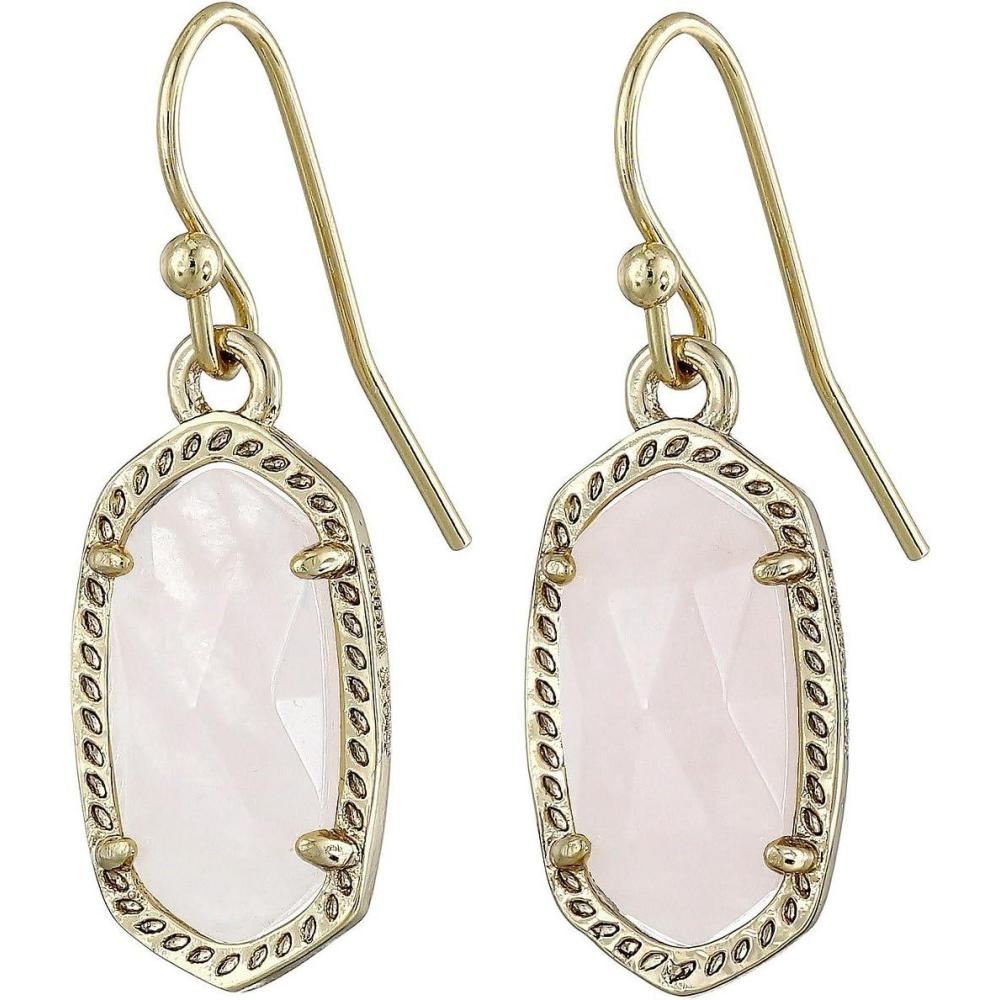 imageKendra Scott Lee Drop Earrings for WomenGoldRose Quartz