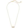 Kendra Scott Elisa Pendant Necklace for Women, Fashion Jewelry, 14k Gold-Plated(GOLD – IRIDESCENT DRUSY)