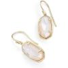 Kendra Scott Lee Drop Earrings in 18K Gold Vermeil, Fine Jewelry for Women(IVORY MOTHER OF PEARL)