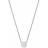 Kendra Scott Davie Pendant Necklace in Sterling Silver, Fine Jewelry for Women, Rainbow Moonstone