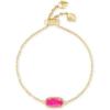 Kendra Scott Elaina Adjustable Chain Bracelet for Women, Fashion Jewelry, Gold-Plated(GOLD – AZALEA ILLUSION)