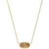Kendra Scott Elisa Pendant Necklace for Women, Fashion Jewelry, 14k Gold-Plated(GOLD – ORANGE CITRINE QUARTZ)