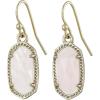 Kendra Scott Lee Drop Earrings for Women(Gold/Rose Quartz)