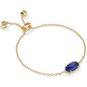 Kendra Scott Elaina Adjustable Chain Bracelet for Women, Fashion Jewelry, Gold-Plated(GOLD – MOOD STONE)