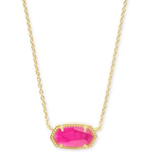 Kendra Scott Elisa Pendant Necklace for Women, Fashion Jewelry, 14k Gold-Plated(GOLD – AZALEA ILLUSION)