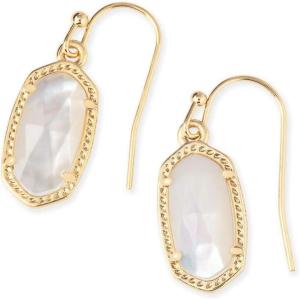 Kendra Scott Lee Drop Earrings for Women(GOLD – IVORY MOTHER OF PEARL)