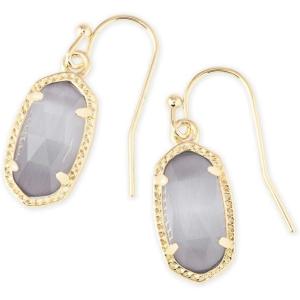 Kendra Scott Lee Drop Earrings for Women(GOLD – SLATE CATS EYE)