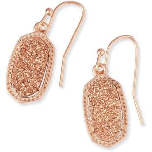 Kendra Scott Lee Drop Earrings for Women(ROSE GOLD – ROSE GOLD DRUSY)