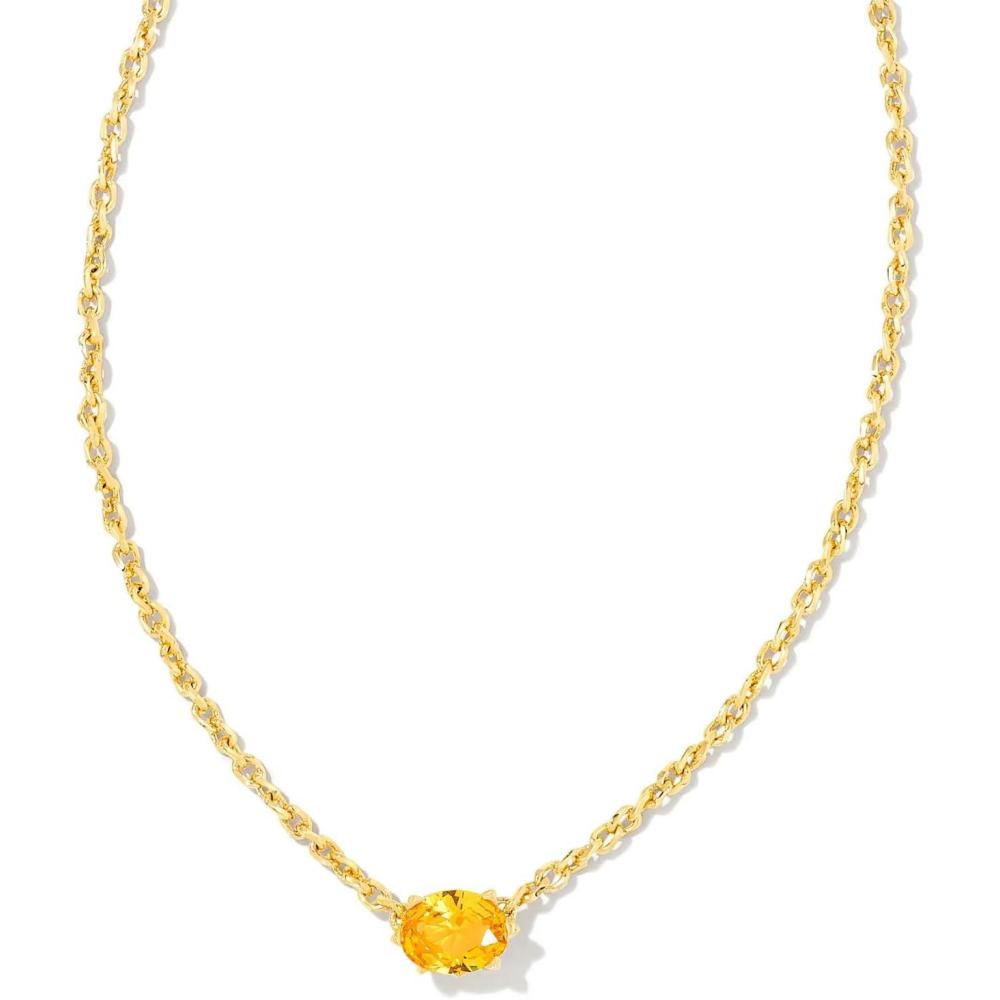 imageKendra Scott Cailin Pendant Necklace Fashion Jewelry for WomenGOLD  GOLDEN YELLOW CRYSTAL