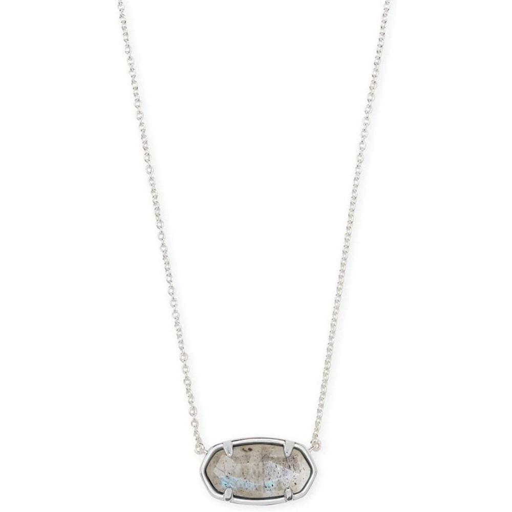 imageKendra Scott Elisa Pendant Necklace in Sterling Silver Fine Jewelry for WomenGREY LABRADORITE