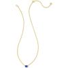 Kendra Scott Cailin Pendant Necklace, Fashion Jewelry for Women(GOLD – BLUE CRYSTAL)