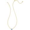 Kendra Scott Cailin Pendant Necklace, Fashion Jewelry for Women(GOLD – BLUE VIOLET CRYSTAL)