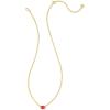 Kendra Scott Cailin Pendant Necklace, Fashion Jewelry for Women(GOLD – RED CRYSTAL)