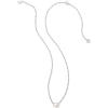 Kendra Scott Cailin Pendant Necklace, Fashion Jewelry for Women(RHODIUM – IVORY MOTHER OF PEARL)