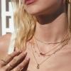 Kendra Scott Courtney Paperclip Necklace, Fashion Jewelry for Women(GOLD)