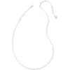 Kendra Scott Courtney Paperclip Necklace, Fashion Jewelry for Women(RHODIUM)