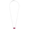Kendra Scott Elisa Pendant Necklace in Sterling Silver, Fine Jewelry for Women(PINK QUARTZITE)