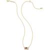 Kendra Scott Grayson Stone Pendant Necklace in Dichroic Glass, 14k Gold-Plated Brass, Fashion Jewelry for Women