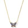 Kendra Scott Lillia Crystal Pendant Necklace, Fashion Jewelry for Women(GOLD – BLUE CRYSTAL)