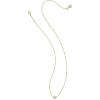 Kendra Scott Mini Ari Heart Satellite Necklace, Fashion Jewelry for Women(GOLD – ROSE QUARTZ)