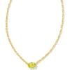 Kendra Scott Cailin Pendant Necklace, Fashion Jewelry for Women(GOLD – PERIDOT CRYSTAL)