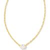 Kendra Scott Cailin Pendant Necklace, Fashion Jewelry for Women(GOLD METAL – WHITE CUBIC ZIRCONIA)