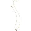 Kendra Scott Lillia Crystal Pendant Necklace, Fashion Jewelry for Women(GOLD – VIOLET CRYSTAL)