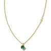 Kendra Scott Maisie 18K Gold Vermeil Pendant Necklace(GREEN ONYX)