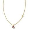 Kendra Scott Maisie 18K Gold Vermeil Pendant Necklace(PINK TOURMALINE)