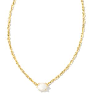 Kendra Scott Cailin Pendant Necklace, Fashion Jewelry for Women(GOLD – IVORY MOTHER OF PEARL)