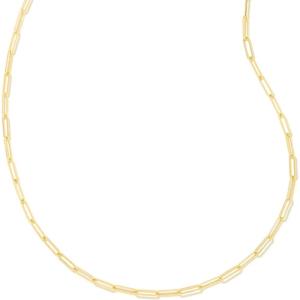 Kendra Scott Courtney Paperclip Necklace, Fashion Jewelry for Women(GOLD)