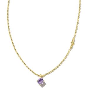 Kendra Scott Maisie 18K Gold Vermeil Pendant Necklace(AMETHYST)