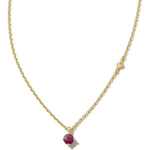 Kendra Scott Maisie 18K Gold Vermeil Pendant Necklace(RUBY)