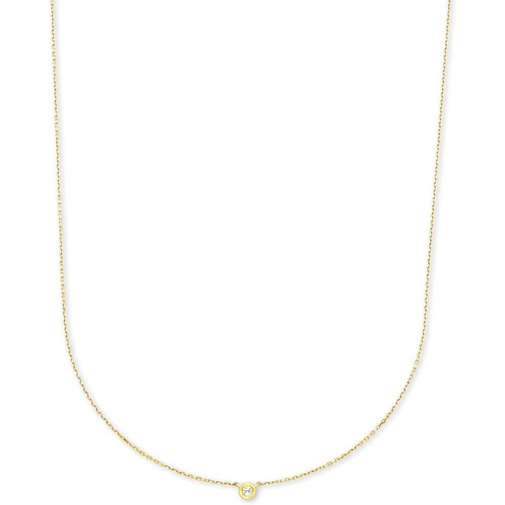 imageKendra Scott Audrey Pendant Necklace Fine Jewelry for Women14K GOLD  WHITE DIAMOND