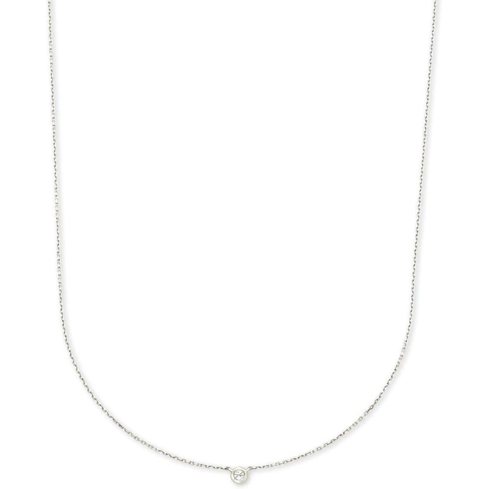 imageKendra Scott Audrey Pendant Necklace Fine Jewelry for Women14K WHITE GOLD  WHITE DIAMOND