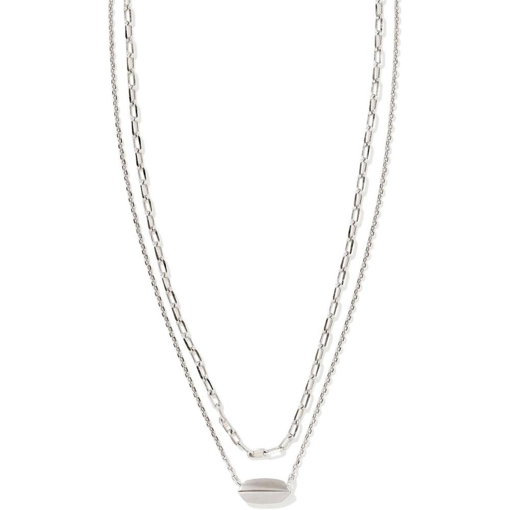 imageKendra Scott Brooke MultiStrand Necklace for Women Fashion JewelryRHODIUM METAL