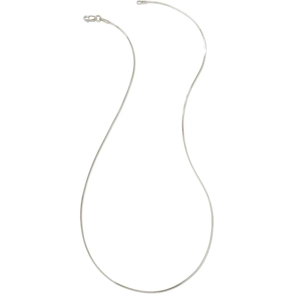 imageKendra Scott Diamond Cut Snake Chain Necklace Sterling Silver