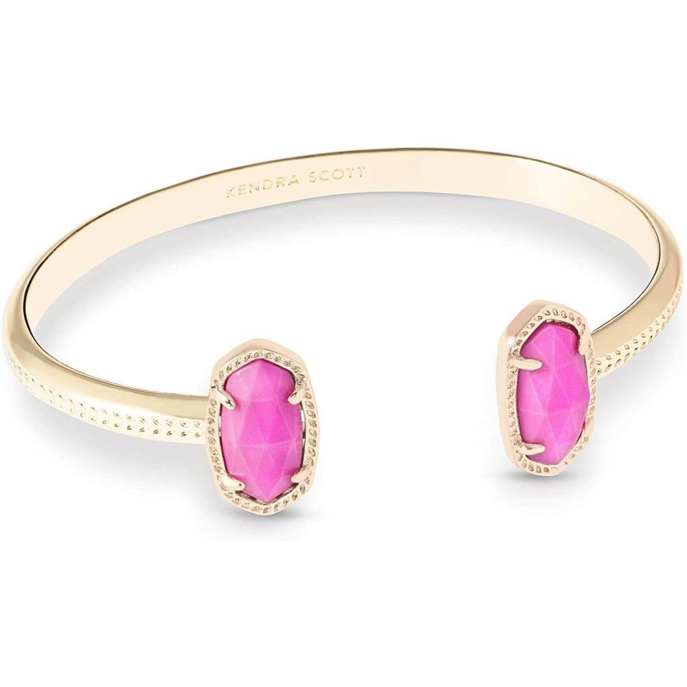 imageKendra Scott Elton Cuff Bracelet for Women Fashion JewelryGOLD MAGENTA