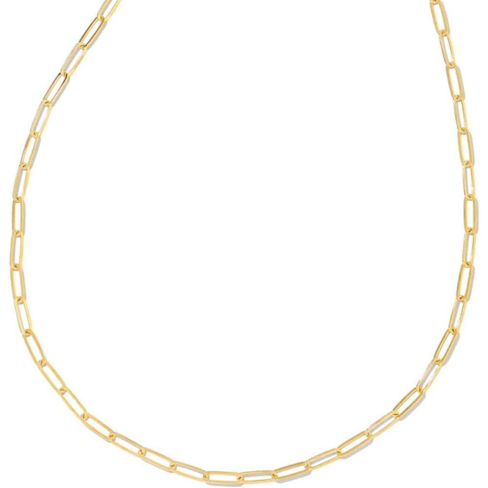 imageKendra Scott Large Paperclip Chain Necklace18K YELLOW GOLD VERMEIL